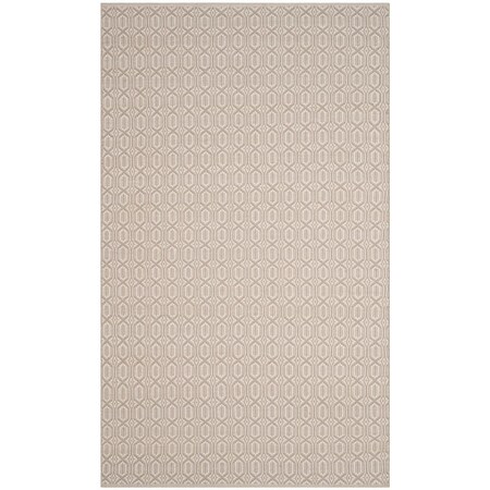 Safavieh Montauk Small Rectangle Area Rug, Ivory and Grey - 4 x 6 ft. MTK333A-4